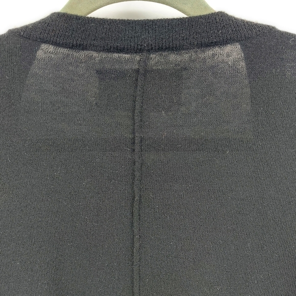 Brochu Walker Black Wool Cashmere Cardigan with side zip details Blaxk Small - Picture 7 of 7